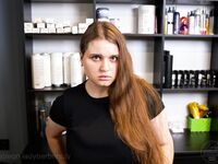 Breasts Massage by Olga Lady Barber to Dina