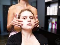 Breasts Massage by Olga Lady Barber to Dina