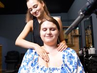 Breasts Massaage by Milena to Dina