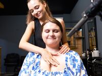 Breasts Massaage by Milena to Dina