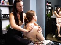 Neck and Breasts Massage by Adel to Dina