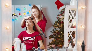 Christmas Hair Styling by Angelica to Mei