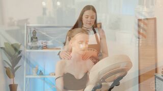 Shoulders NU Massage on Chair by Sandra Lady Barber