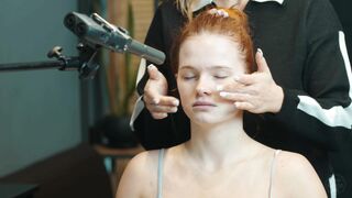 Face Cleaning Massage by Olga Lady Barber to Grace T