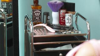 Head Massage by Adel Lady Barber to LIliya