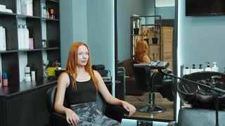 Hair Washing and Scalp Massage by Olga Lady Barber
