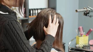 Intensive Scalp Massage with Brushing by MIlena Lady Barber