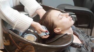 Head Washing by Olga Ladyb Barber to Violetta
