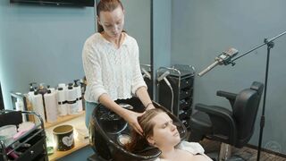 Hair Washing by Adel to Dina