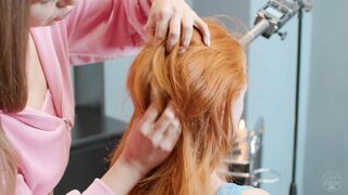 Head Relaxing Massage by Olga Lady Barber