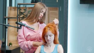 Head Relaxing Massage by Olga Lady Barber