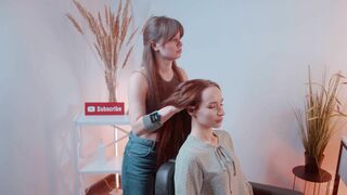 ASMR Hair Styling by Dana Lady Barber