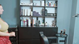 Breasts Massage by Adel Lady Barber to Kris