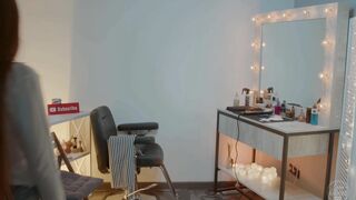 Scissor Haircutting by Dana to Sandra