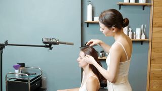 Head Massage  Washing and Peeling by Milena Lady Barber