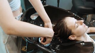 Head Massage  Washing and Peeling by Milena Lady Barber