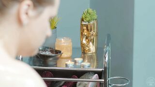 Back Massage with scrub by Olga Lady Barber to Dina