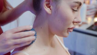 Relaxing NU Massage with Rubbery Ball by Sandra Lady Barber