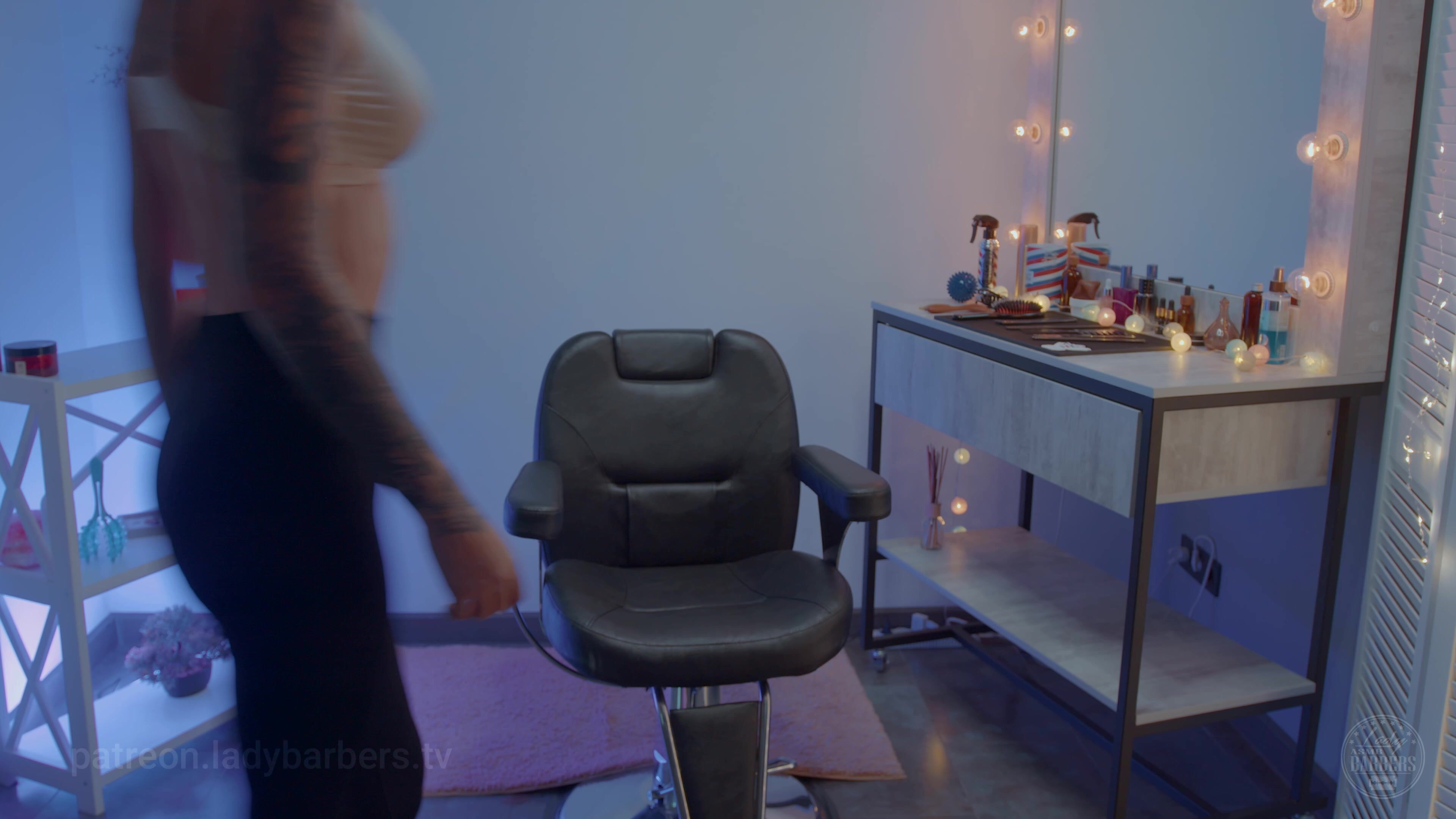 Relaxing NU Massage with Rubbery Ball by Sandra Lady Barber