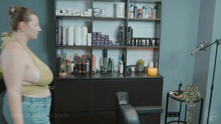 Nude Breasts and Collarbone Massage by Lady Barber Olga to Kris