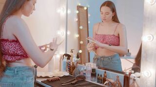 Relaxin Scretching Masssage by LadyBarber Sandra to Nika