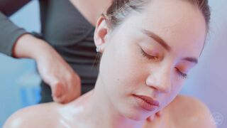 Neck and Shoulders Barber Massage by Elle LadyBarber to Sandra