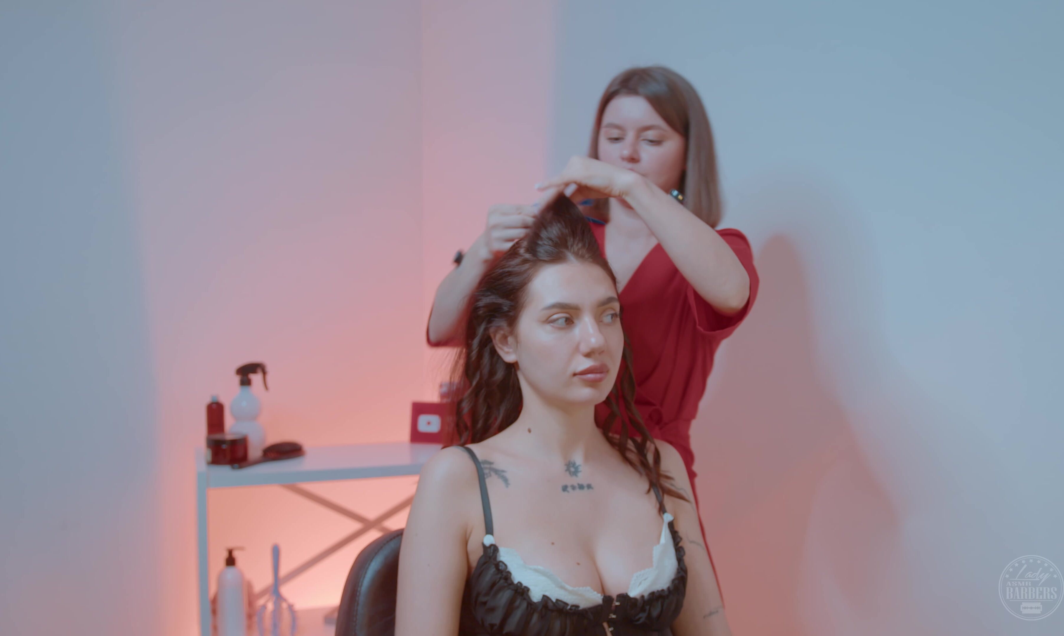 Relaxing ASMR HairStyling by Dana LadyBarber