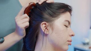 Head Neck and Shoulders Massage by Sandra Lady Barber