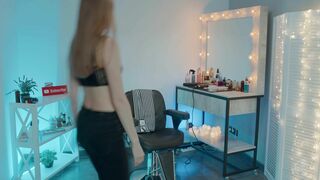 Relaxing Hairstyling by Dana LadyBarber to Sandra
