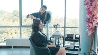 Hair Spa Recovering by Anastasiya Lady Barber to Liza