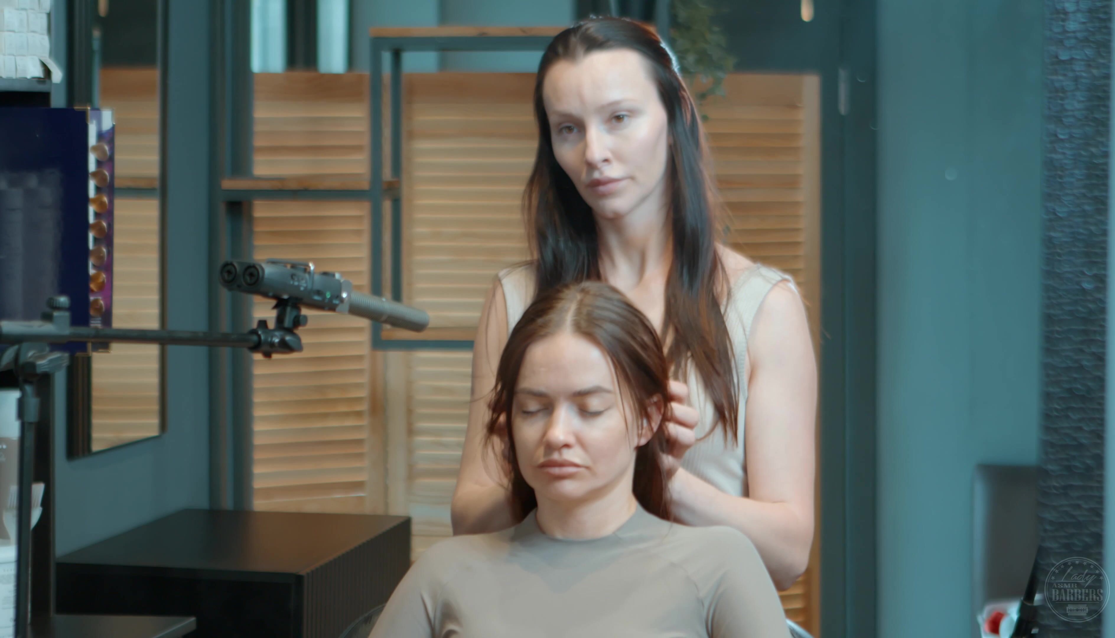 Relaxing Head Massage by Adel Lady Barber to Zlata