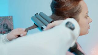 Relaxing ASMR HairStyling by Dana Lady Barber