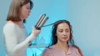 Relaxing ASMR HairStyling by Dana Lady Barber