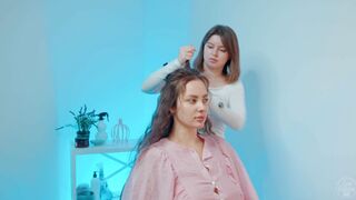 Relaxing ASMR HairStyling by Dana Lady Barber